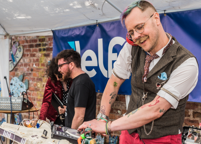 Image of DJ at the Beer Festival